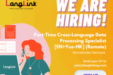 Hiring post PartTime CrossLanguage Data Processing Specialist